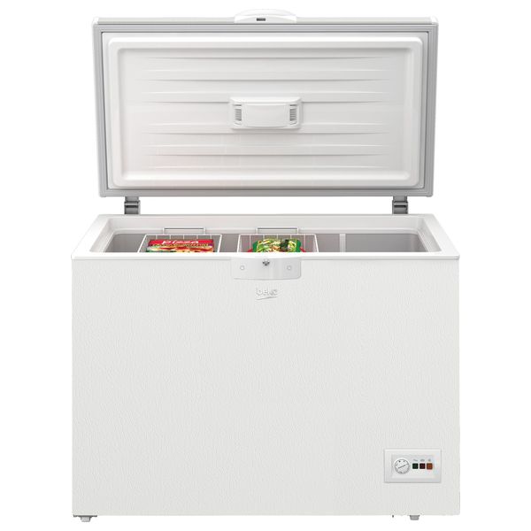  Beko HSM30061 - 11ft - Chest Freezer - White 