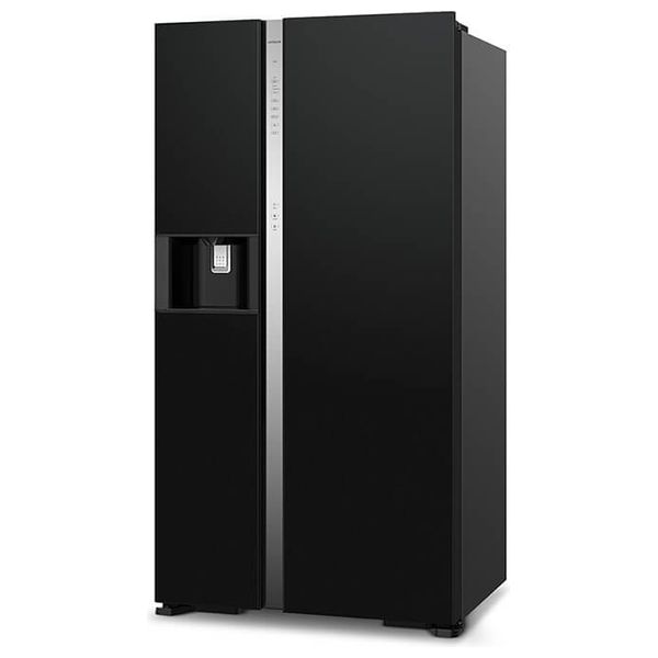  Hitachi R-SX700GPUQ0 - 26ft - Side By Side Refrigerator - Glass Black 
