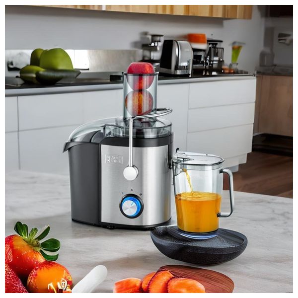 Black & Decker JE800-B5 - Juicer - 800 W - Silver