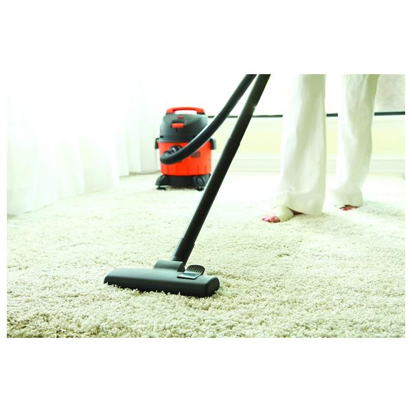  مكنسة كهربائية اسطوانية بلاك اند ديكر- 1400 واط  - 20 لتر- WDBD20-B5 - برتقالي 