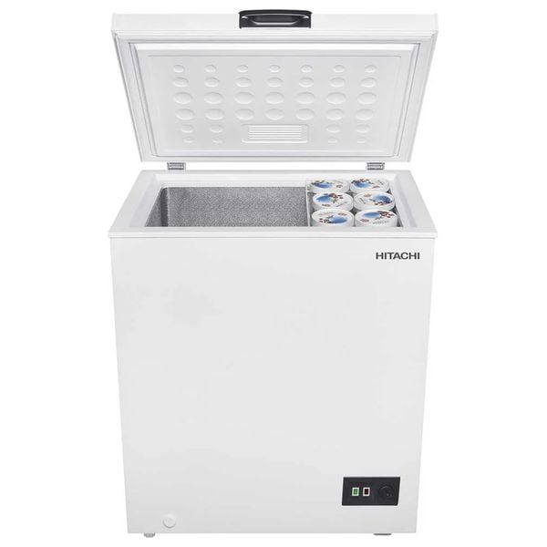 Hitachi HRCS7145MNWIQ - Chest Freezer - White