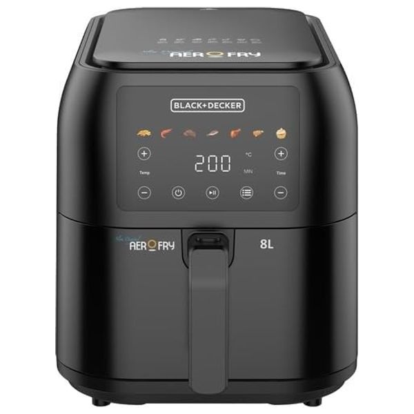 Black & Decker SAF80-B5 - Air Fryer - 8 L - Black
