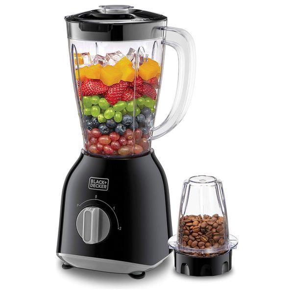  خلاط بلاك اند ديكر- 400 واط - 1.5 لتر- BX365J-B5 - أسود 