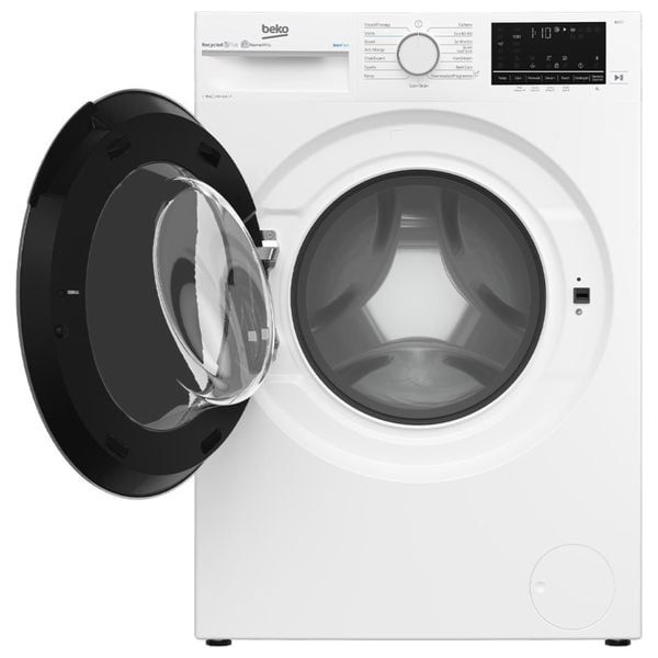  غسالة بيكو فتحة امامية - 8 كغم - 1200 دورة بالدقيقة - WTV8012XW - ابيض 