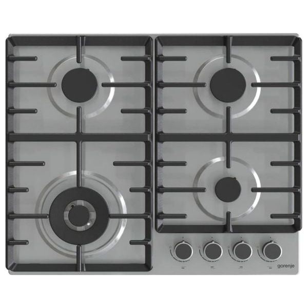 Gorenje GW642ABX - 4 Burners - Built-In Gas Cooker - Stainless Steel