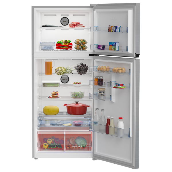  Beko B3RDNE66HXB - 20ft - Conventional Refrigerator - Silver 