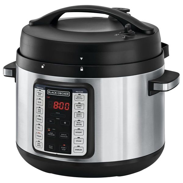  Black & Decker PCP1010-B5 - Pressure Cooker - 10 L - Black 