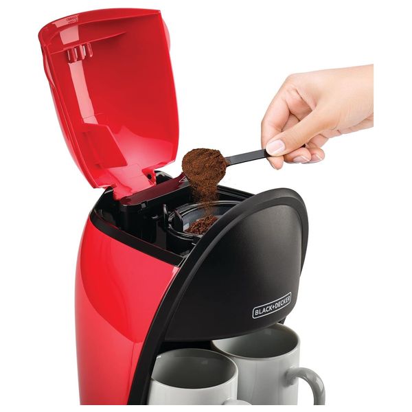 Black & Decker DCM48 - Coffee Maker - 450 W - Red