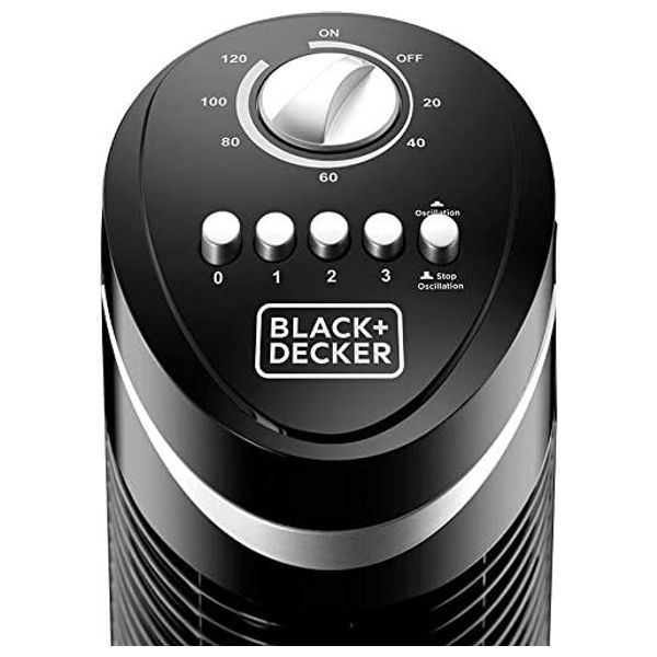  مروحة عامودية بلاك اند ديكر- 50 واط - TF50-B5 - أسود 