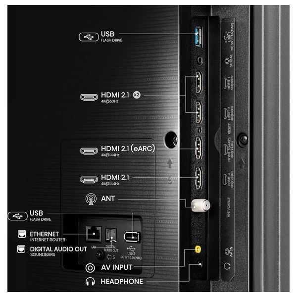  شاشة هايسنس 75-انج فئة U7N - سمارت - 4K - Mini-LED - 144 هيرتز 