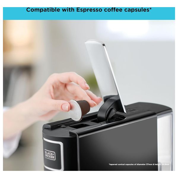 Black & Decker CCM100-B5 - Coffee Machine - 1140 W - Black