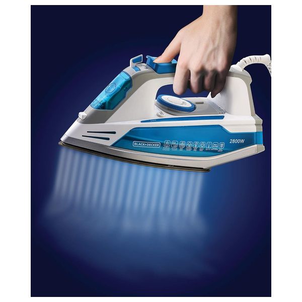  مكواة بخارية بلاك اند ديكر- 2800 واط - X2800-B5 - أزرق 