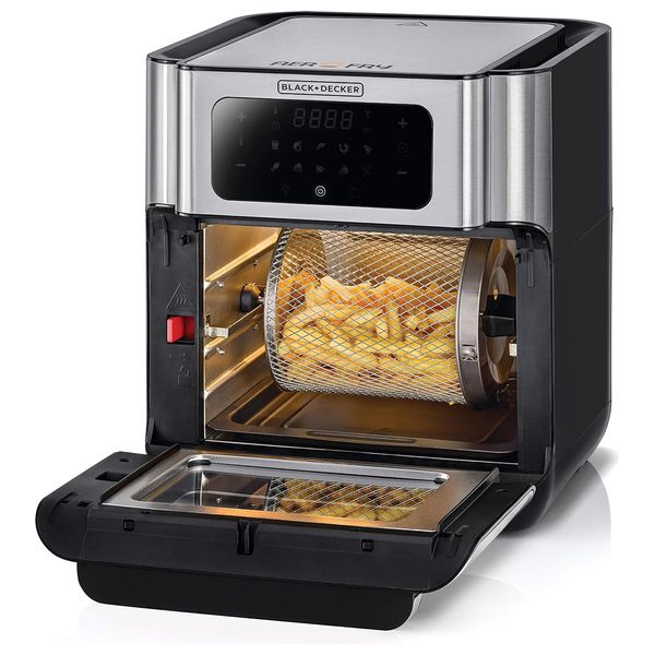 Black & Decker AOF100-B5 - Air Fryer - 12 L - Silver