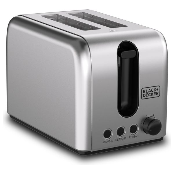 Black & Decker ET244-B5 - Toaster - 1050 W - Stainless Steel