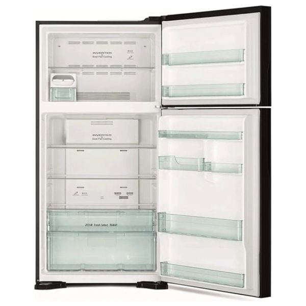  Hitachi R-V765PUQ7-1 BBK - 20ft - Conventional Refrigerator - Black 