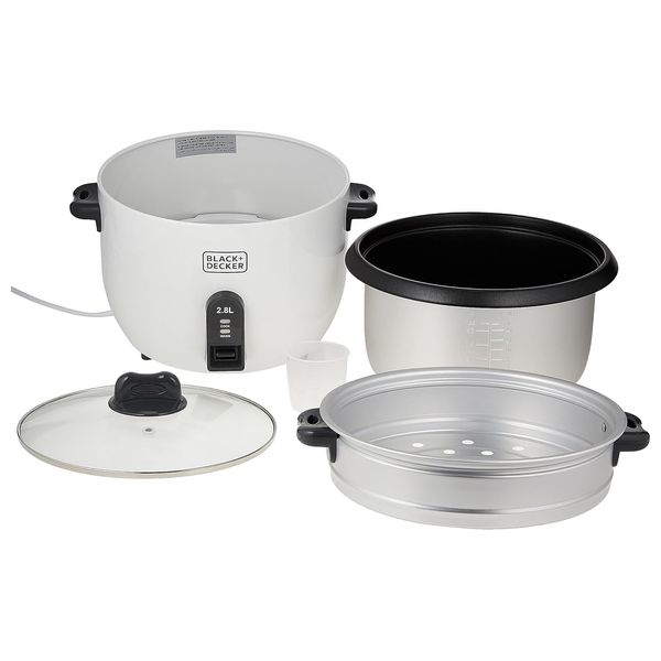  Black & Decker RC2850-B5 - Rice Cooker - 2.8 L - 1100W - White 