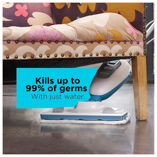  Black & Decker FSM13E1-B5 - Steam Vacuum Mop - 1300 W - 380 ml - White 