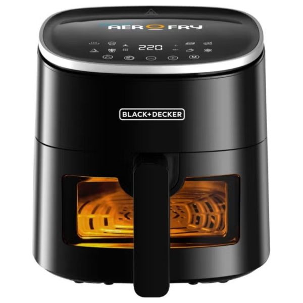  قلاية هوائية بلاك اند ديكر- 1300 واط - 4.2 لتر- AF4210-B5 - أسود 