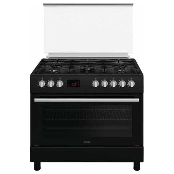 طباخ جورنجي غازي - 5 مشاعل - GGI9C20B - اسود
