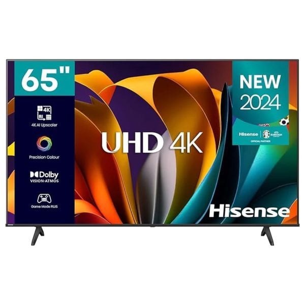  شاشة هايسنس 65-إنج فئة A61N - سمارت - 4K UHD - DLED - دولبي فيجن - 60 هيرتز- إصدار 2024 