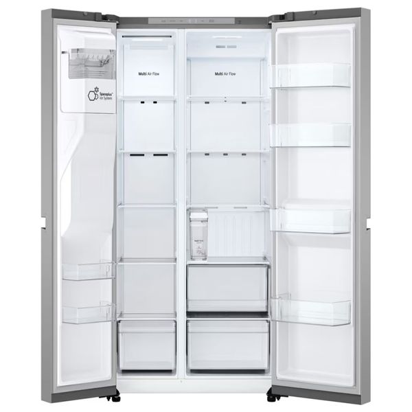  ثلاجة ال جي  ذات الابواب المزدوجة - 23 قدم - GCL-287DVLN - سلفر 