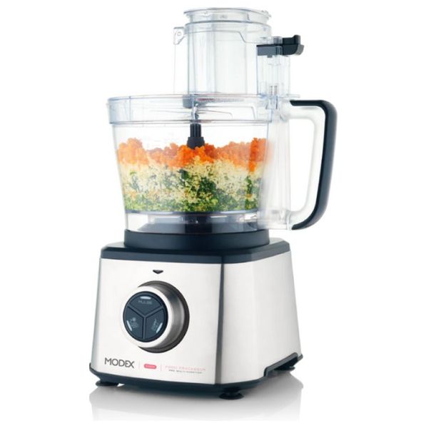  Modex FP960 - Food Processor - 1000 W - 1800 ml - Silver 