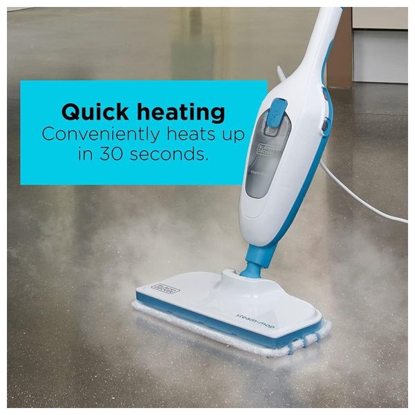  Black & Decker FSM13E1-B5 - Steam Vacuum Mop - 1300 W - 380 ml - White 