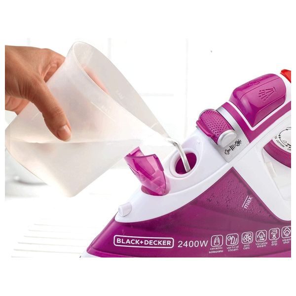  Black & Decker X2450-B5 - Steam Iron - 2400 W - Purple 