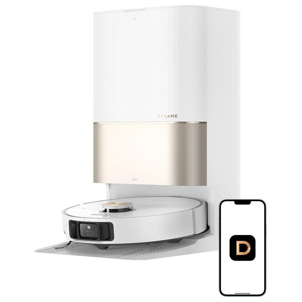 Dreame X40 Ultra - Robotic Vacuum & Mop - 6,400 mAh - White