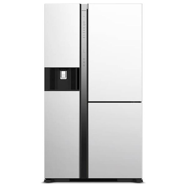  ثلاجة هيتاشي ذات التصميم الفرنسي - 21 قدم - R-SX700GPUQ0-GS - أبيض 