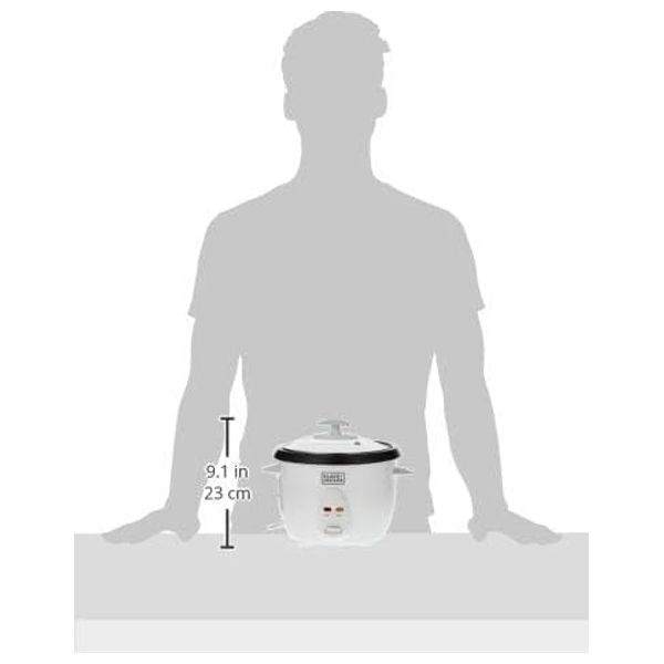  Black & Decker RC1050-B5 - Rice Cooker - 1 L - White 