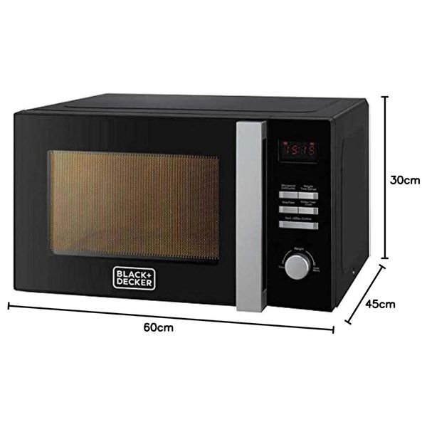  مايكرويف مع شواية بلاك اند ديكر- 28 لتر- 1150 واط - MZ2800PG-B5 - أسود 