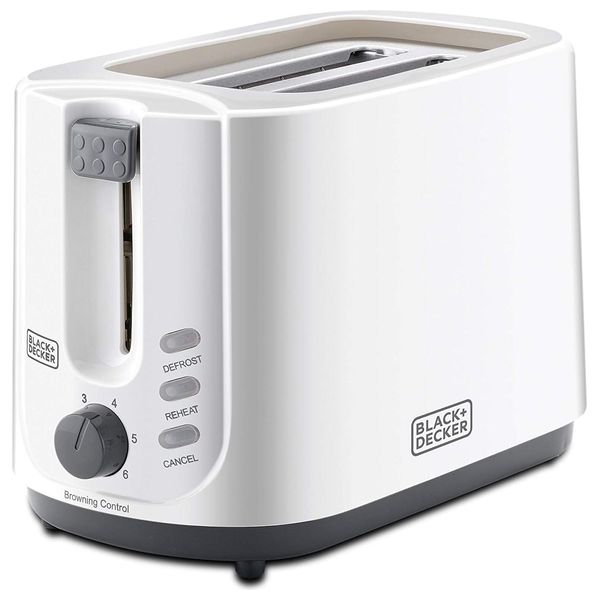 Black & Decker ET125-B5 - Toaster - 750W - White