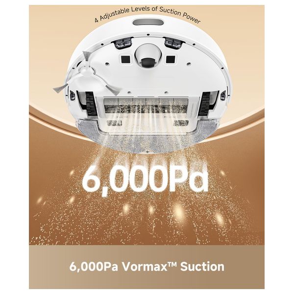 Dreame D10-Plus-Gen-2 - Robot Vacuum & Mop - 5200 mAh - White