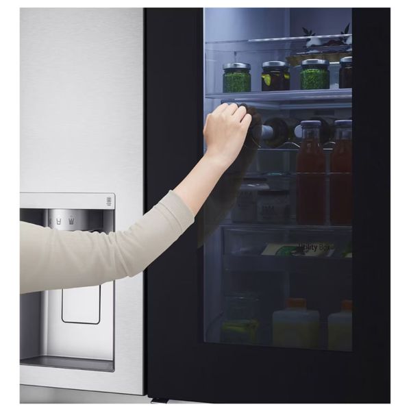  ثلاجة ال جي ذات التصميم الفرنسي - 22 قدم - GCX-287TVS - سلفر 