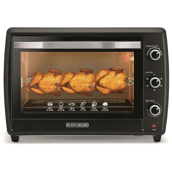  Black & Decker TRO70RDG-B5 - Multifunction Toaster Oven with Rotisserie - 70 L - Black 