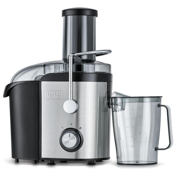 Black & Decker JE800-B5 - Juicer - 800 W - Silver