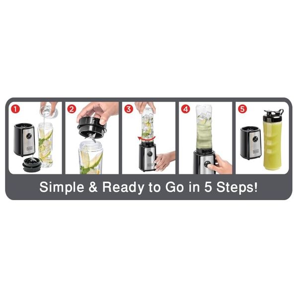 Black & Decker SBX300-B5 - Blender - 300 W - Black