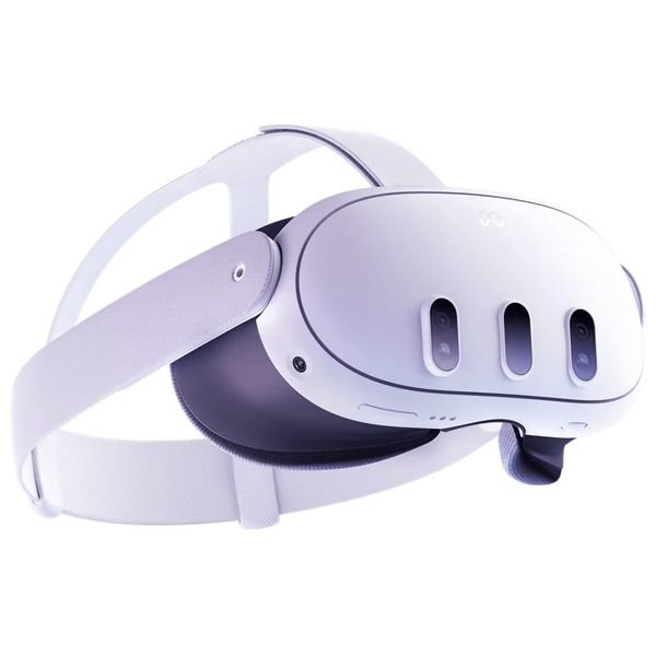  Meta Quest 3 Virtual Reality (VR) Headset - Qualcomm Snapdragon XR2 Gen 2 processor - 4K+ Infinite Display with 2 LCD panels - 512GB internal storage for apps, games, and media - White 