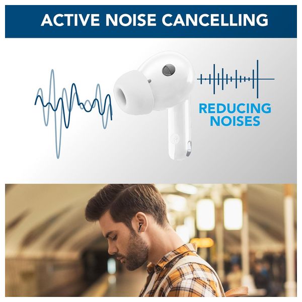 Cellularline 3382 - Bluetooth Headphone In Ear - Up to 18 hours - White