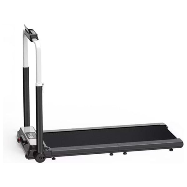  وسادة المشي والجري باورولوجي - تصميم قابل للطي، شاشة رقمية - سعة تحميل 120 كجم - حزام جري مكون من 5 طبقات، ارتفاع مقود قابل للتعديل، سرعة قصوى 10 كم/ساعة - أسود 