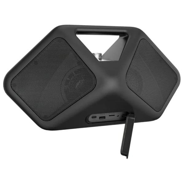 سبيكرصوت بلوتوث محمول من بوجاني ريفورم - طاقة خرج تصل إلى 120 واط - مقاوم للماء بمعيار IPX5 - أسود