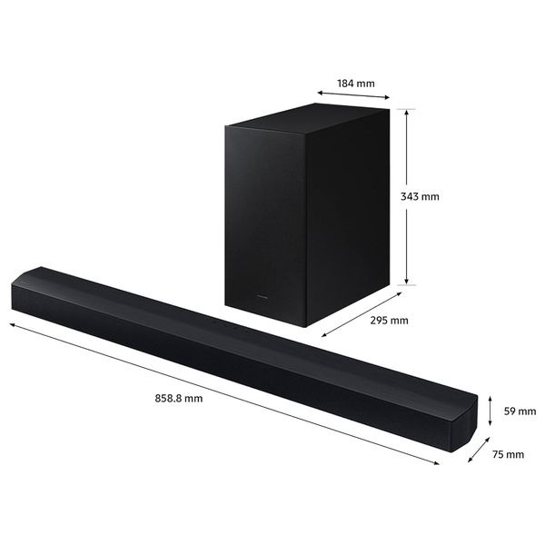  Samsung HW-C450 - Soundbar - Adaptive Sound - Black 