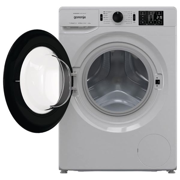  Gorenje WNEI84AS/A - Front Loading Washing Machine - 8 Kg - 1400 rpm - Gray 