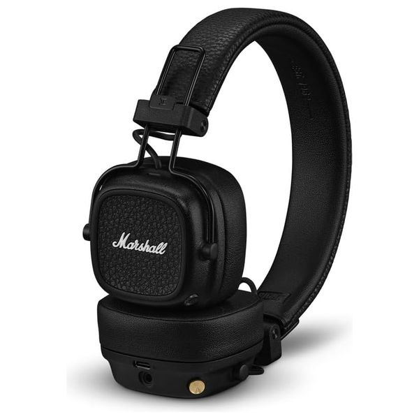  Marshall Major V - Over Ear Wireless Headphones - Foldable Design - Black 
