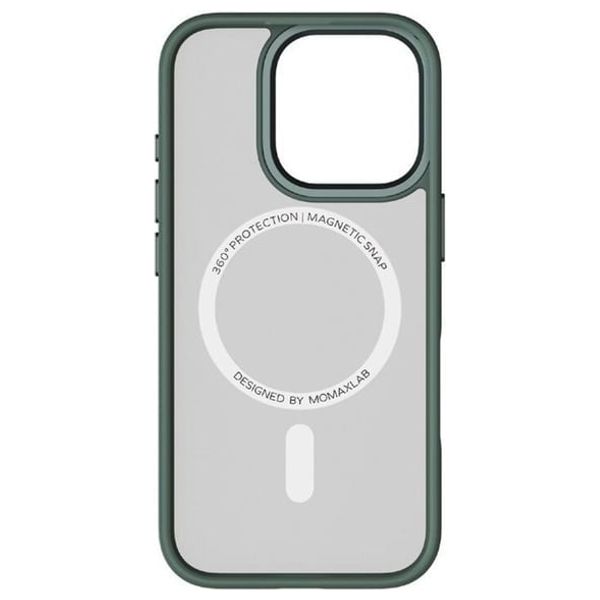  غطاء مغناطيسي موماكس -  لهاتف آيفون 16 برو ماكس - أخضر 