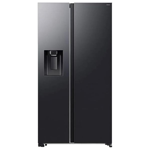  Samsung RS70F64K1FLV - Side-by-Side Refrigerator - 24 ft - AI Inverter Compressor - Black 