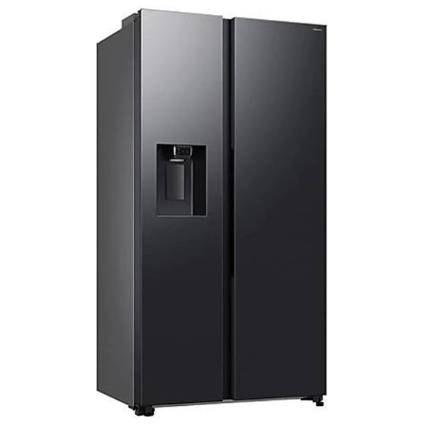  Samsung RS70F64K1FLV - Side-by-Side Refrigerator - 24 ft - AI Inverter Compressor - Black 