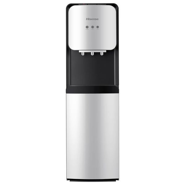 براد مياه هايسنس - قدرة تبريد 90 واط - تعبئة سفلية/تعبئة عبر الأنابيب مع فلتر - سلفر