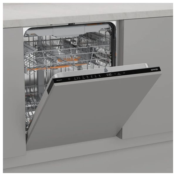 Gorenje GV16D5 - Fully integrated Dishwasher - 16 Set - FlexInterior with 3 adjustable baskets - Silver